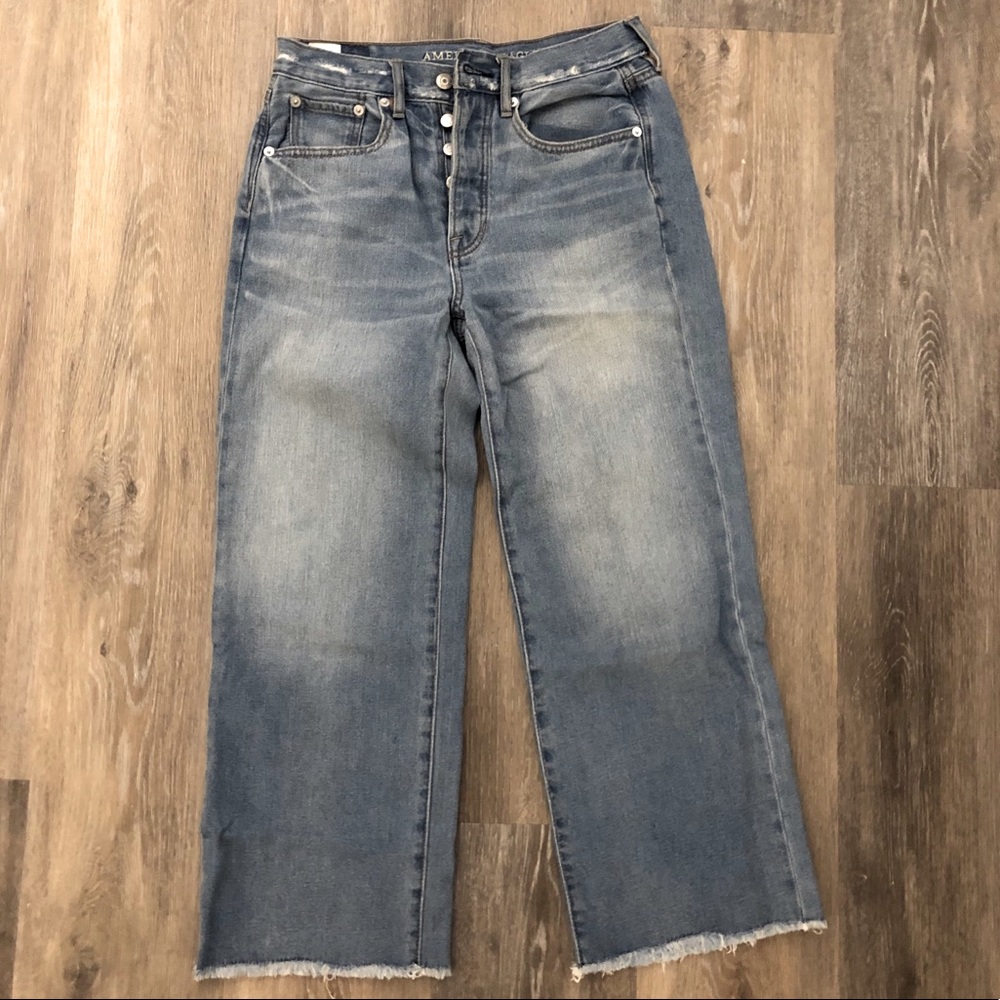 Flared jeans, cropped by AMERICAN EAGLE